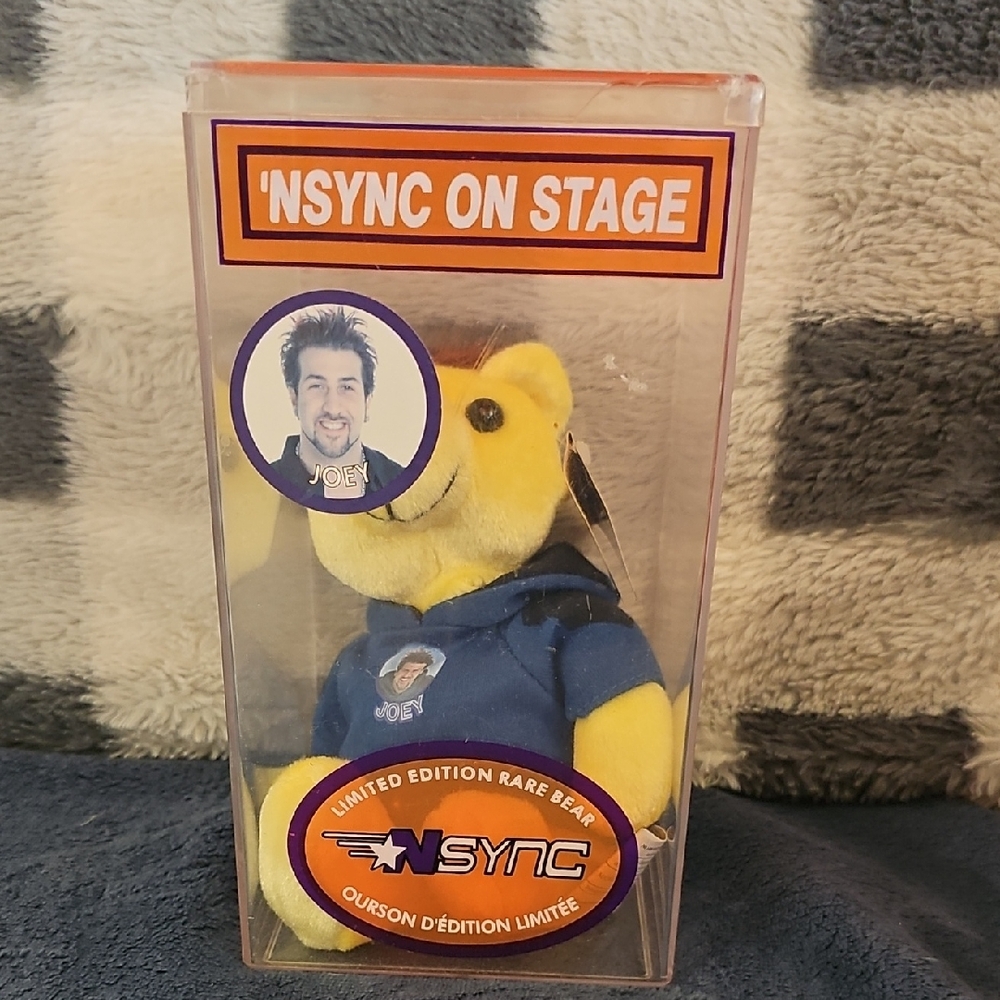 NSYNC On Stage Limited Edition Bear Joey Fatone